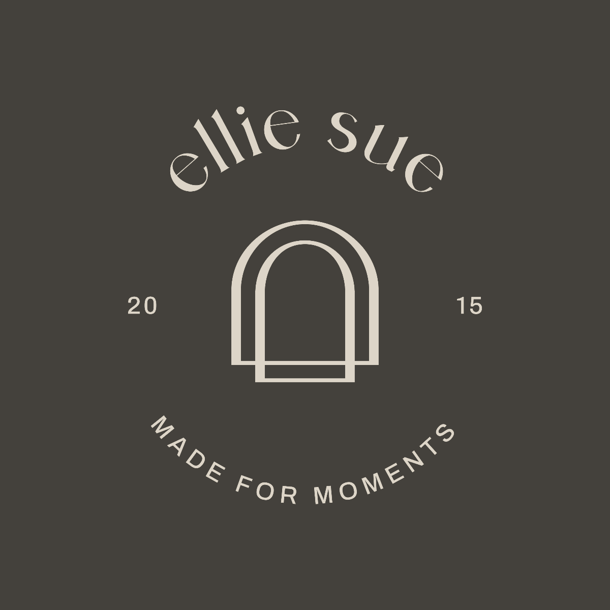 Ellie Sue Emblem Birch On Black Ink