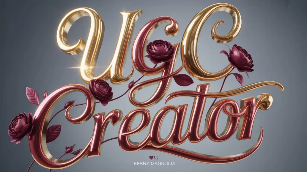 A Stunning 3d Rendered Text Ugc Creator  EYBdRvfqRYq6nbjFNjBXgQ LlH XfCvSdaYjNzXhQiW9A